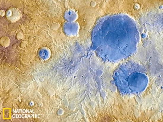 一项最新研究显示火星上纵横的沟壑可能是由降水造成的，很有可能是降雪之后产生的融水侵蚀产生的结果