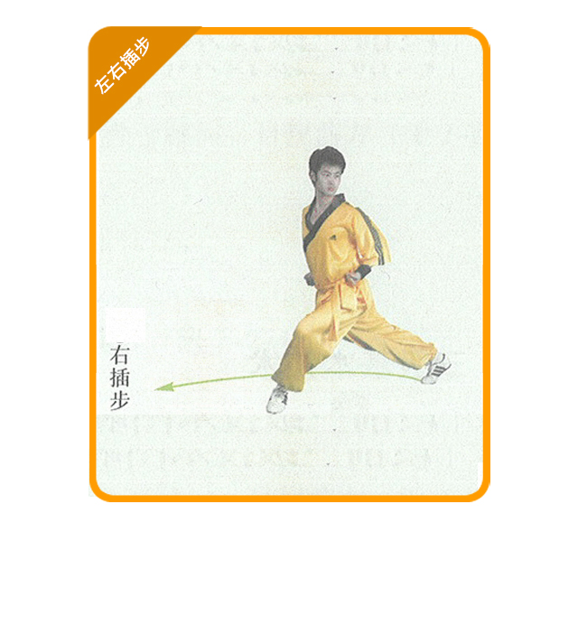 趣味武术三级基本技术左右插步