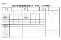 建中小学生体质档案 家长可了解孩子体能